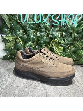 MBT 400304-22 KITABU GTX GORETEX  TONING SHOES BROWN LEATHER 11-11.5